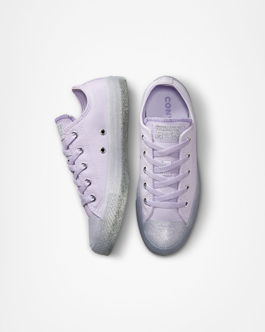 Tenisi Baieti Converse Chuck Taylor All Star Glitter Violet Violet | RO CVOXL972